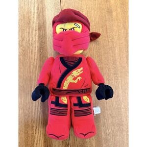 LEGO NINJAGO Kai Ninja Warrior 13" Plush Character Red Elemental Fire Toy Stuffy